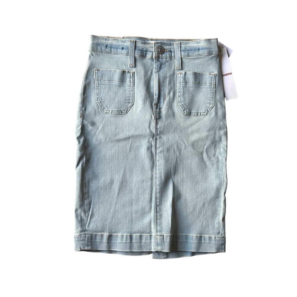 hudson denim pencil skirt, new with tags